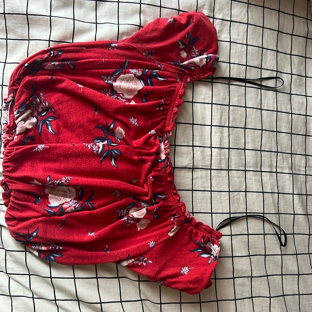 Red Crop Top